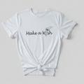 White “Make a Wish” Charity T-Shirt
